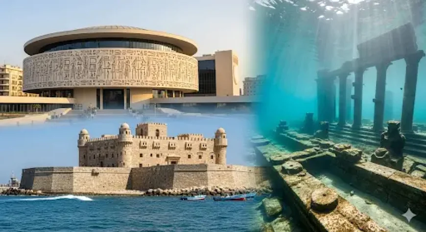 İskenderiye (Alexandria) Gezi Rehberi – Kütüphane, Qaitbay Kalesi ve Antik Limanın İzleri